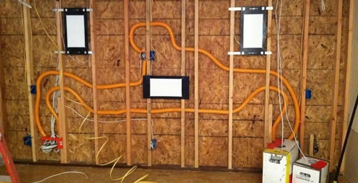new construction wiring project displaying complete electrical system layout installed by professionals in Baton Rouge, LA