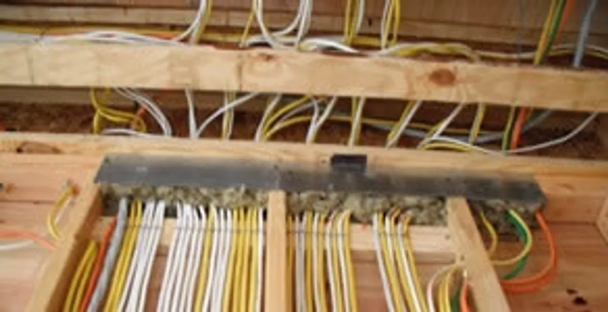 new construction wiring services with organized electrical rough-in performed by licensed electricians in Baton Rouge, LA